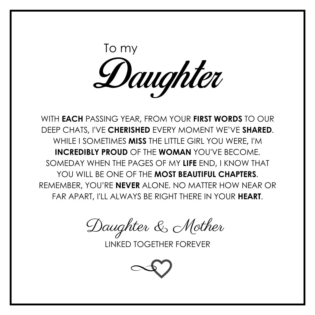 A Gift for Daughters – Infinity Heart Keepsake Bracelet