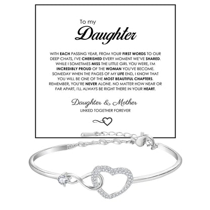 A Gift for Daughters – Infinity Heart Keepsake Bracelet