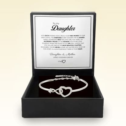 A Gift for Daughters – Infinity Heart Keepsake Bracelet