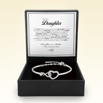 A Gift for Daughters – Infinity Heart Keepsake Bracelet